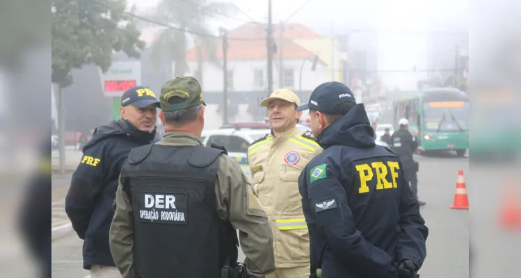 Simulado no Centro de PG chama a atenção para alto índice de acidentes