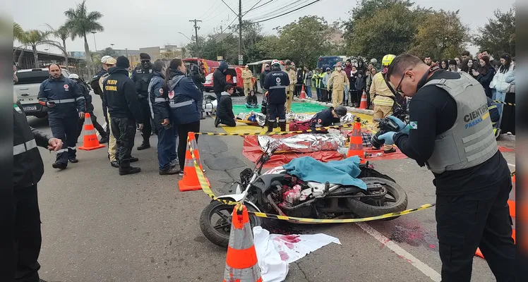 Simulado de Acidente de Trânsito