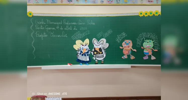 A turma se engajou com a temática e os educandos se tornaram agentes de enfrentamento à doença.