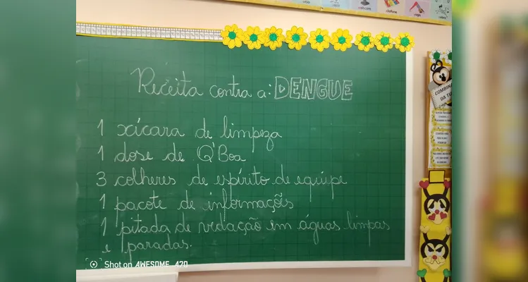 A turma se engajou com a temática e os educandos se tornaram agentes de enfrentamento à doença.