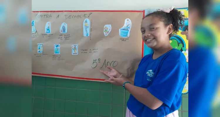 A turma assistiu ao conteúdo e desenvolveu cartazes e dinâmicas envolvendo a gravação de vídeos.