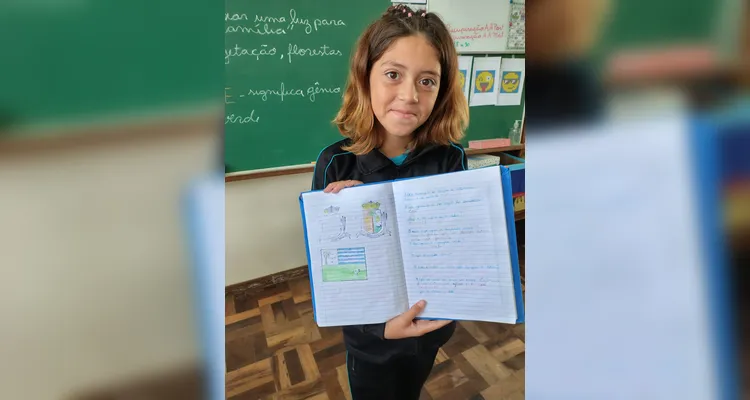 Após variados estudos em sala, a turma participou do desfile em homenagem à data.