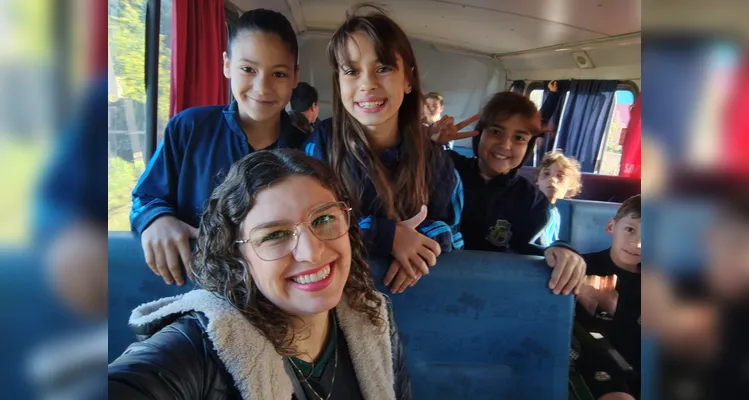 Após variados estudos em sala, a turma participou do desfile em homenagem à data.
