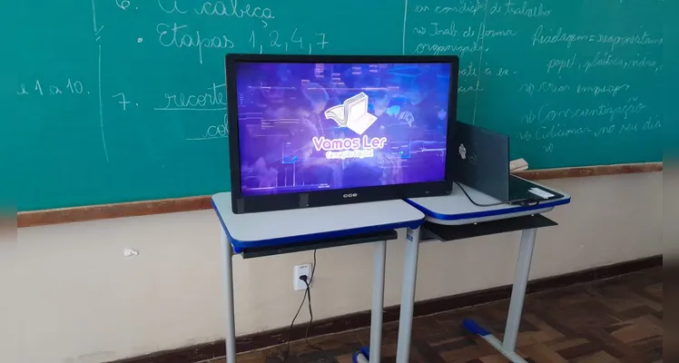 O ponto inicial da atividade da turma foi a produção especial do projeto Vamos Ler em parceria com a Tetra Pak.