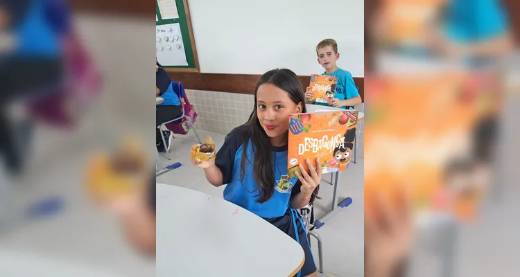 A atividade contagiou a turma, que se empenhou em resolver e encontrar o prêmio.