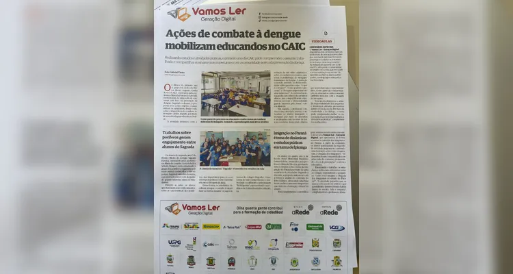 Os educandos criaram as perguntas para as entrevistas e na sequência escreveram os textos seguindo os padrões do gênero.