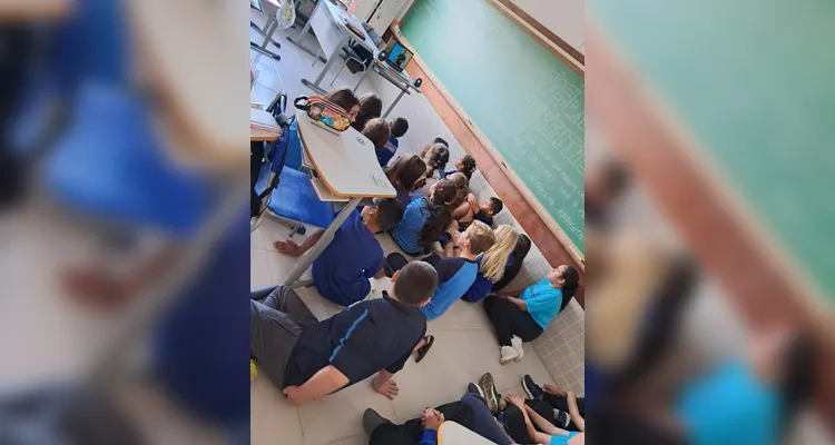 A produção audiovisual somou aos estudos já realizados pela turma.