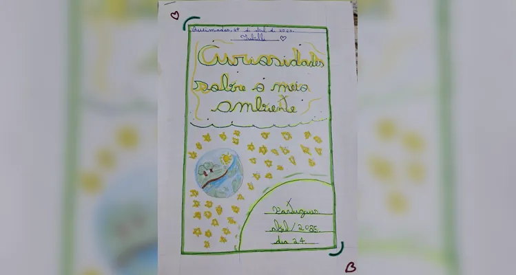 Uma das propostas de atividades realizadas pelos alunos envolveu a criação de uma história em quadrinhos sobre o tema.