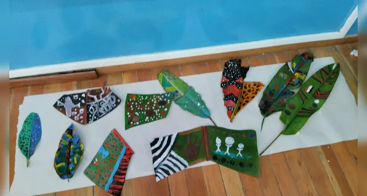 As atividades incluíram pinturas, realização de danças e cartazes.