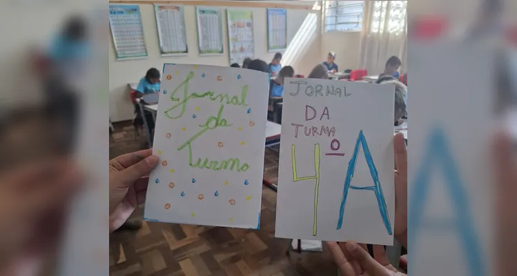 A proposta mobilizou os estudantes, que realizaram pesquisas e a confecção dos materiais.