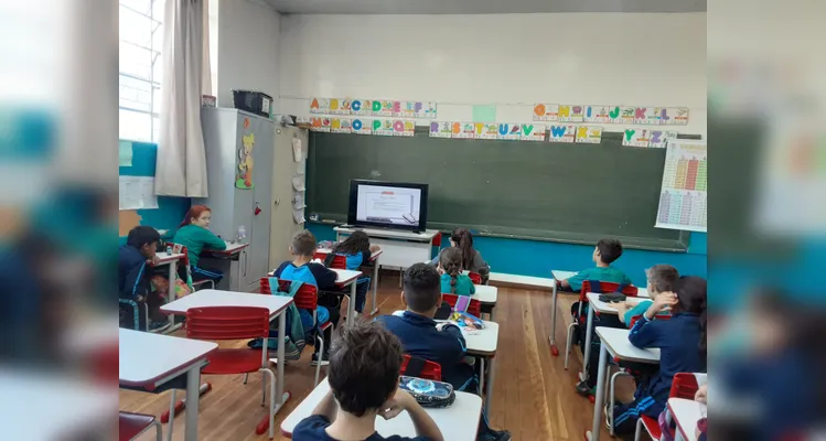 O conteúdo em formato audiovisual ajudou os alunos a desenvolver as atividades propostas.