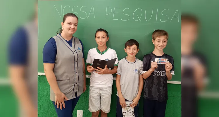 Os alunos também responderam quizes, realizaram entrevistas e elaboraram seu próprio jornal, além de inúmeras outras atividades.
