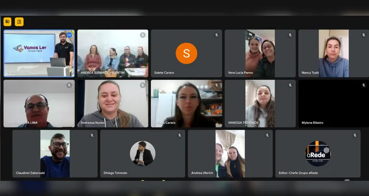 Confira os registros do encontro desta manhã entre educadores e coordenação do projeto.