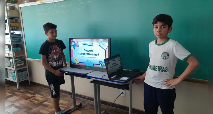 O conteúdo do projeto foi o ponto de partida das ações da turma.