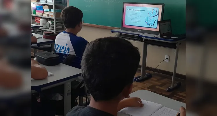 O conteúdo do projeto foi o ponto de partida das ações da turma.