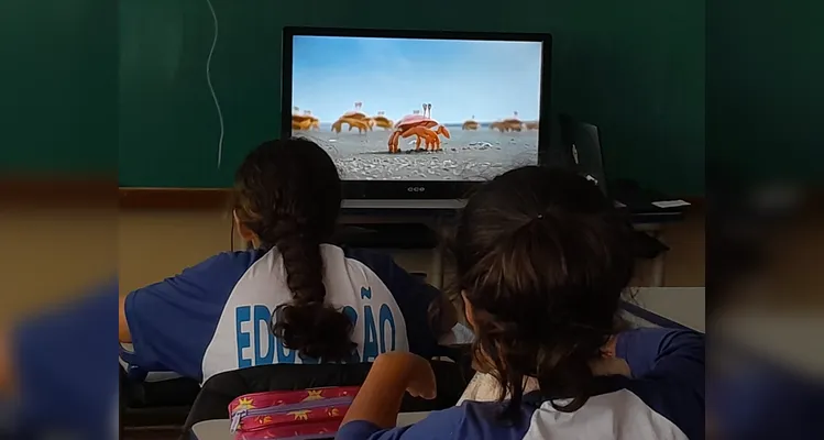 O conteúdo do projeto foi o ponto de partida das ações da turma.