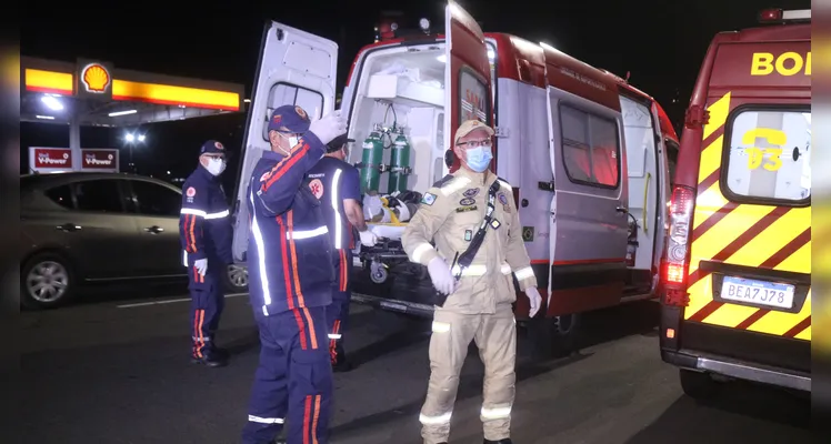 Colisão aconteceu na avenida Visconde de Mauá, na noite dessa quarta-feira.