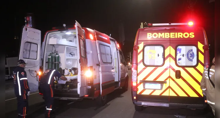 Colisão aconteceu na avenida Visconde de Mauá, na noite dessa quarta-feira.