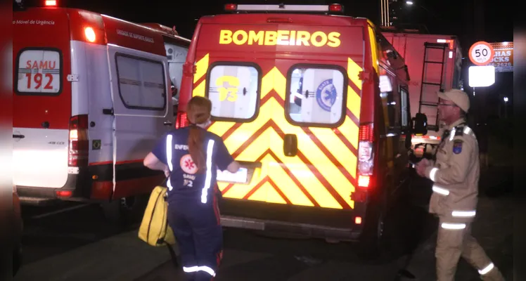 Colisão aconteceu na avenida Visconde de Mauá, na noite dessa quarta-feira.