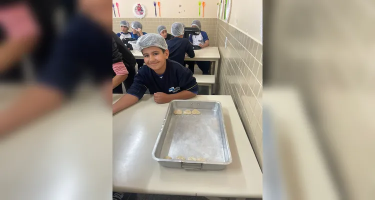 Outro destaque foi uma aula culinária, que empolgou os estudantes.
