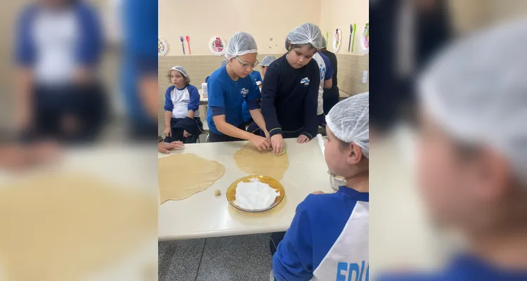 Outro destaque foi uma aula culinária, que empolgou os estudantes.