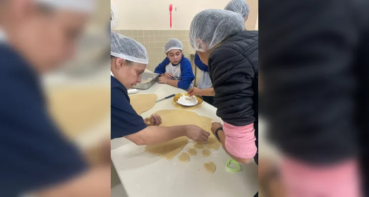 Outro destaque foi uma aula culinária, que empolgou os estudantes.