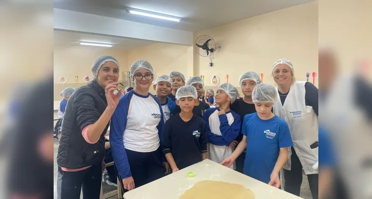 Outro destaque foi uma aula culinária, que empolgou os estudantes.