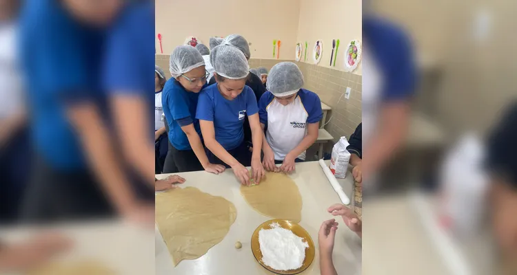 Outro destaque foi uma aula culinária, que empolgou os estudantes.
