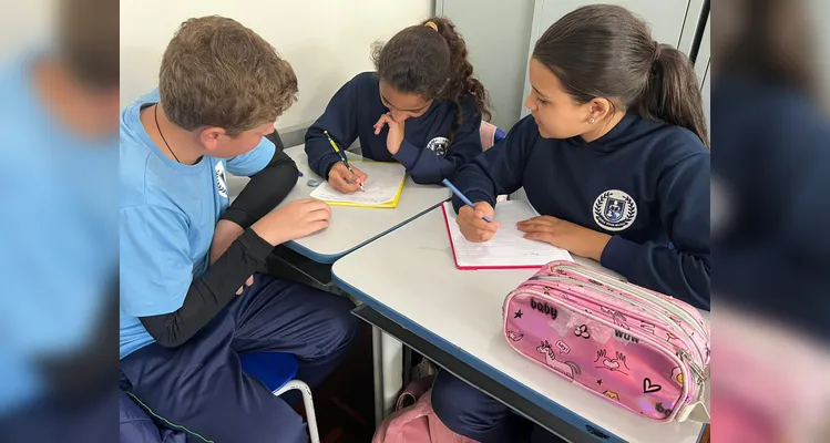 Os alunos se engajaram na realização das propostas educacionais contidas na aula.