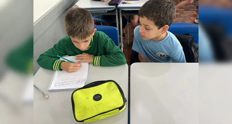 Os alunos se engajaram na realização das propostas educacionais contidas na aula.