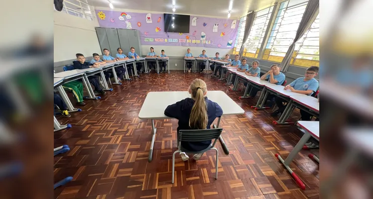 Os alunos se engajaram na realização das propostas educacionais contidas na aula.