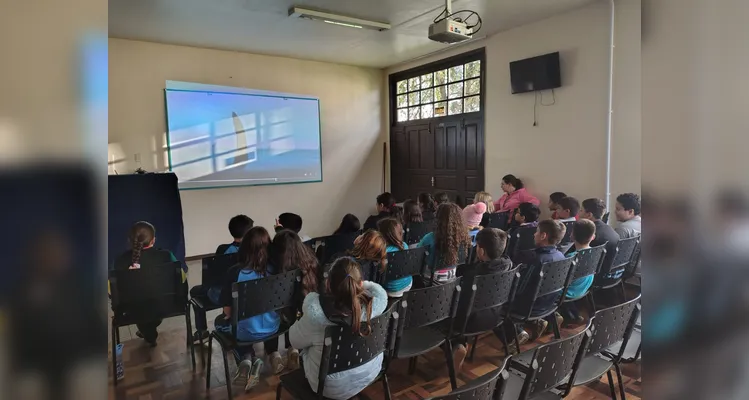 O conteúdo do projeto foi a base inicial dos estudos realizados pela turma.