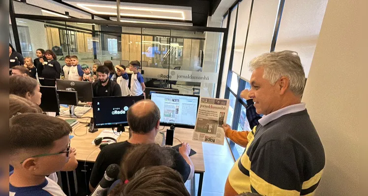 Confira como foi a visita da turma.
