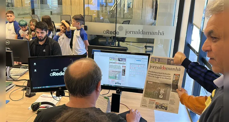 Confira como foi a visita da turma.