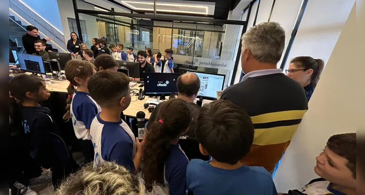 Confira como foi a visita da turma.