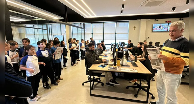 Confira como foi a visita da turma.