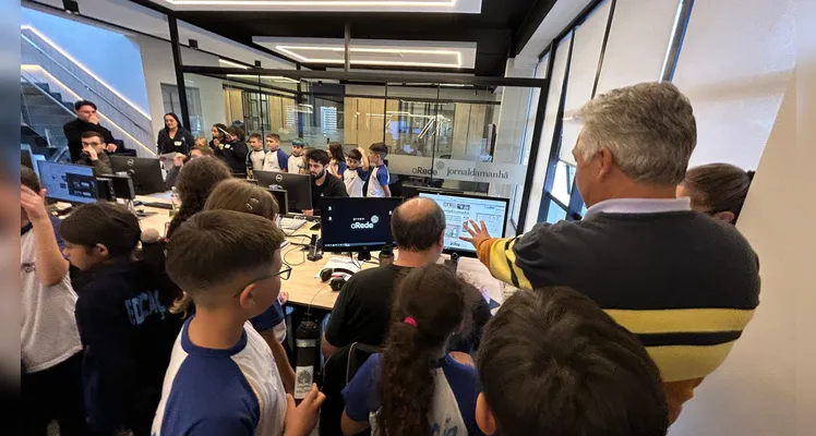 Confira como foi a visita da turma.