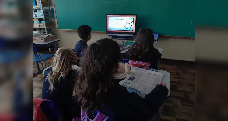 O conteúdo do Vamos Ler e VCG foi a base para as atividades da turma.