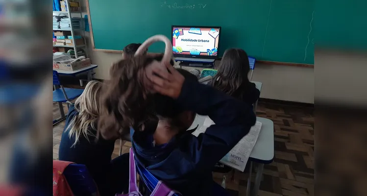 O conteúdo do Vamos Ler e VCG foi a base para as atividades da turma.