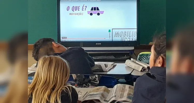 O conteúdo do Vamos Ler e VCG foi a base para as atividades da turma.