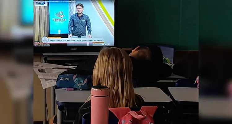O conteúdo do Vamos Ler e VCG foi a base para as atividades da turma.