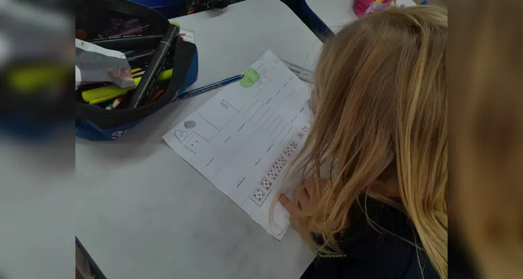 Em sala, os alunos também realizaram ilustrações sobre o tema estudado.