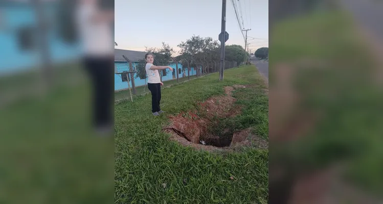 A ação escolhida pelos alunos foi a realização de fotos sobre a mobilidade urbana na região de suas casas.