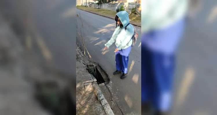 A ação escolhida pelos alunos foi a realização de fotos sobre a mobilidade urbana na região de suas casas.
