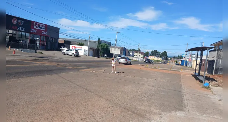 A ação escolhida pelos alunos foi a realização de fotos sobre a mobilidade urbana na região de suas casas.