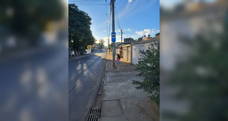 A ação escolhida pelos alunos foi a realização de fotos sobre a mobilidade urbana na região de suas casas.