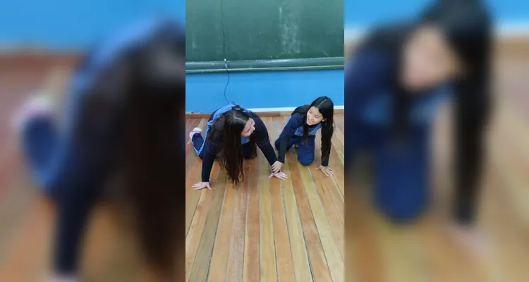 A proposta possibilitou que os alunos escolhessem livros na biblioteca e recriassem a sua maneira a capa de cada um deles.