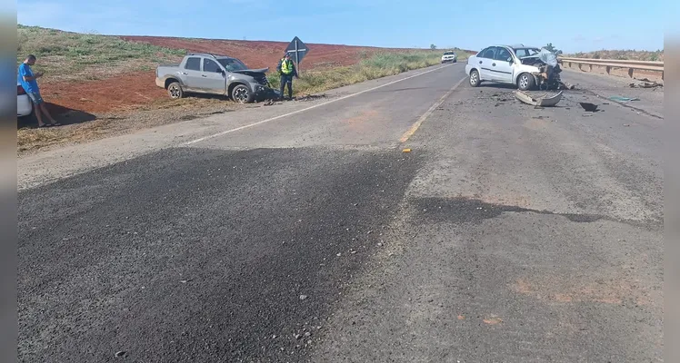Motoristas morrem em grave colisão na PR-340 em Ortigueira