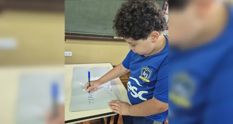 A dinâmica possibilitou momentos de troca e engrandecimento às crianças envolvidas.