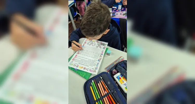 A dinâmica possibilitou momentos de troca e engrandecimento às crianças envolvidas.